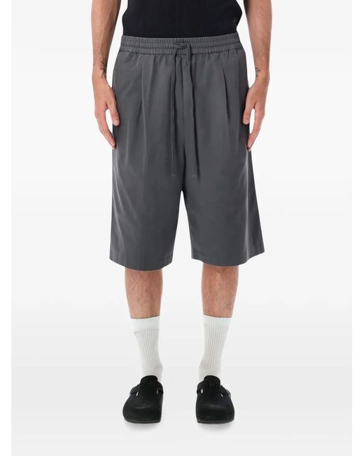 Fear Of God Gray Essentials Drawstring Bermuda Shorts for men