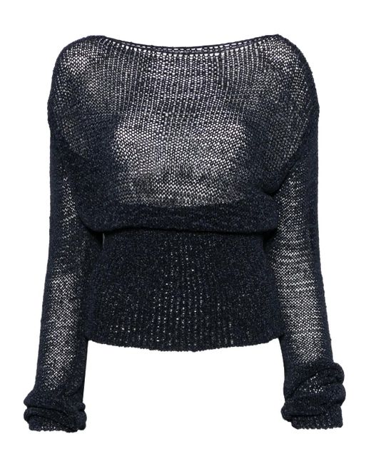 Paloma Wool Black Knitted Top