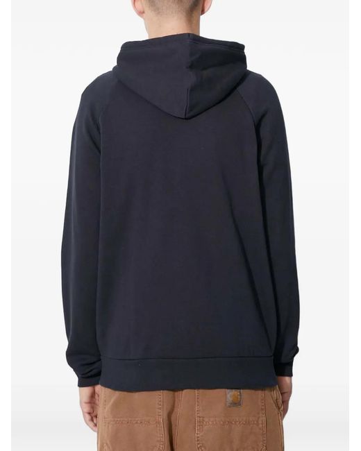 Under Armour Blue Zip Logo Hoodie for men
