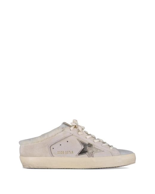 Golden Goose Deluxe Brand White Star Suede Sneakers