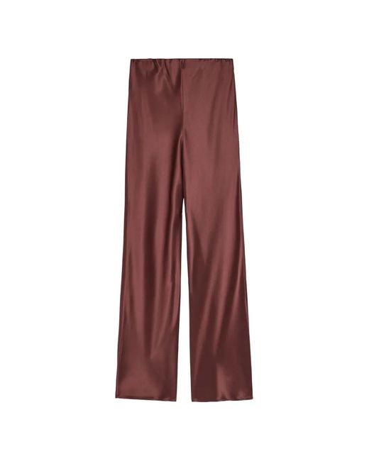 Shona Joy Purple Pantalon À Fini Satiné Savanna