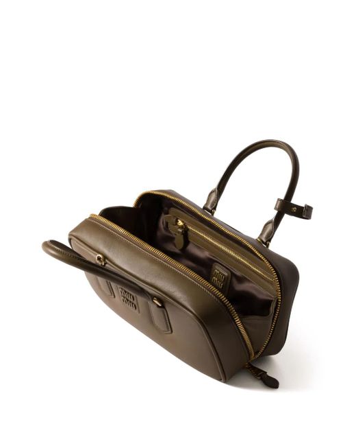 Miu Miu Arcadie レザーバッグ Metallic