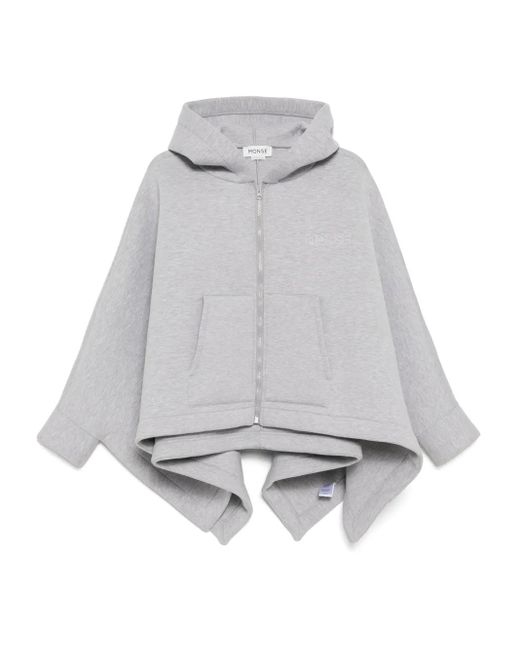 Monse ジップ ポンチョ Gray
