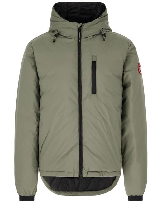 Canada Goose Green Lodge Down Jacket for men