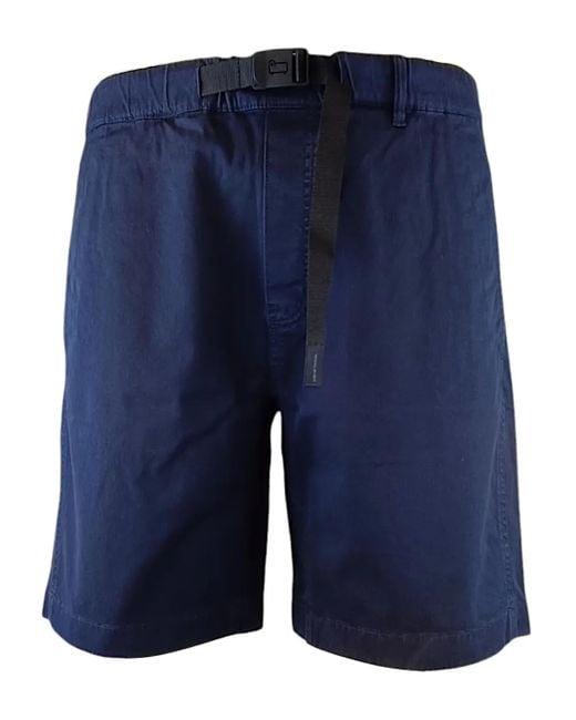 Woolrich Blue Classic Easy Shorts for men