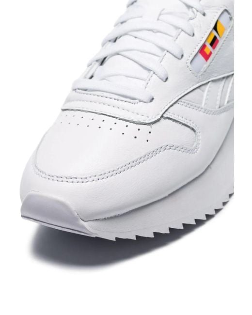 Reebok White X Gigi Hadid Classic Chunky Leather Low-top Sneakers