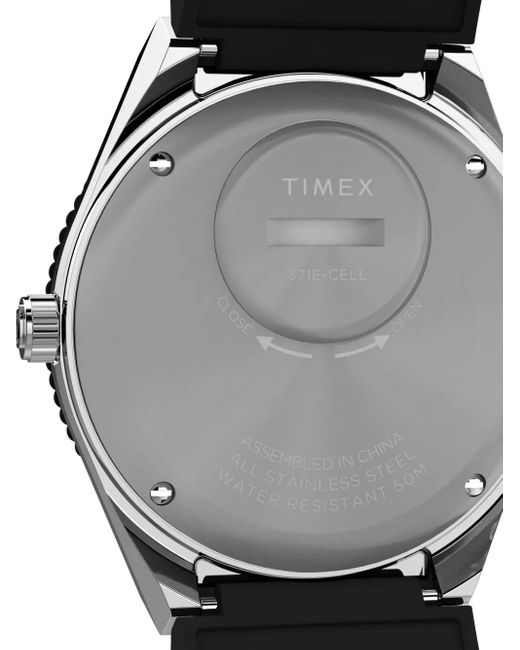 Timex Black Q Gmt 38Mm for men