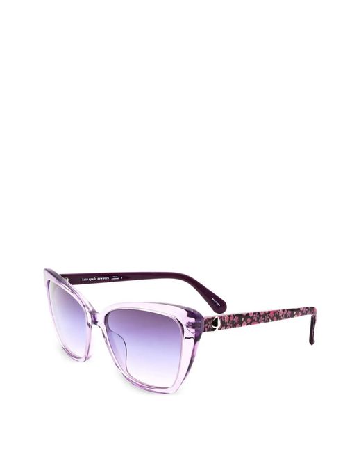 Kate Spade Purple Lucca Cat-Eye Sunglasses