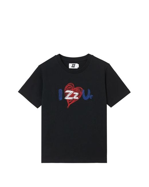 Izzue Black Heart Graphic T-Shirt