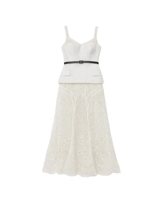 Jonathan Simkhai White Mckinnon A-Line Maxi Dress