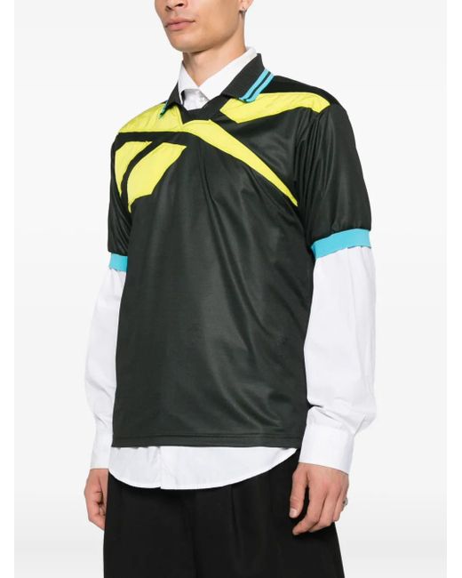 BOTTER Black X Reebok Layered Polo Shirt