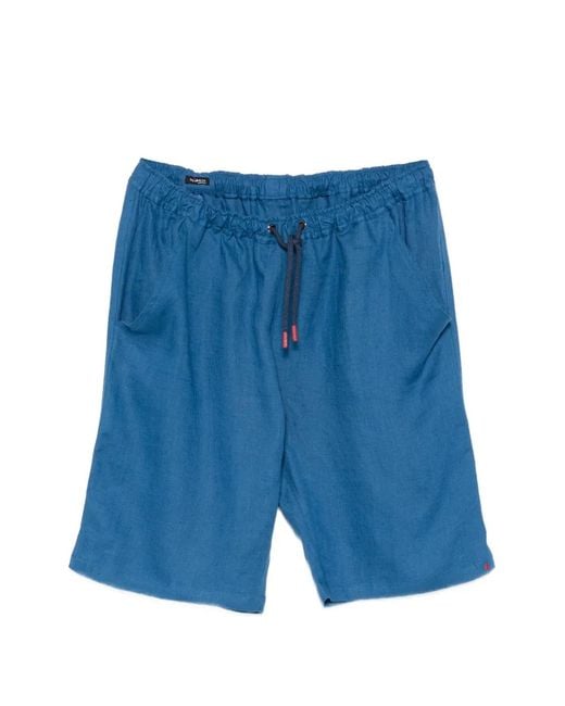 Bermudas Con Cordones Kiton de hombre de color Blue