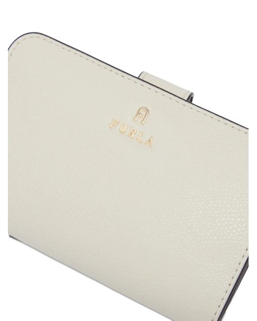 Furla Natural Punched Logo Compact Wallet