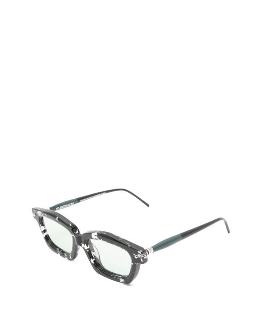 Kuboraum White Patterned Sunglasses