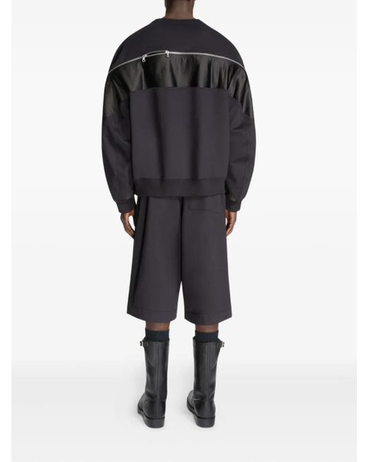 メンズ Dries Van Noten クルーネック スウェットシャツ Black