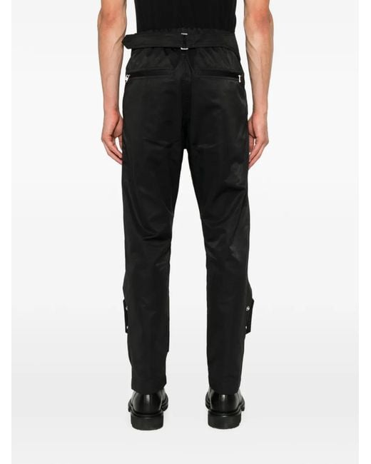 Rick Owens Black Pantalon Megastrapped Motopants À Détails De Zips for men