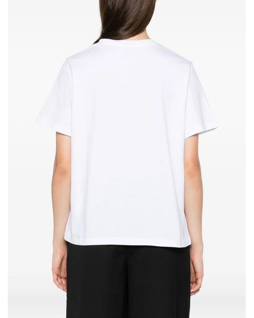 KENZO White Boke Flower 2.0 T-Shirt With Embroidery