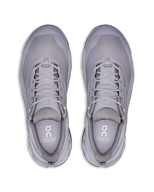 On Shoes White Cloudhoriz Waterproof Sneakers