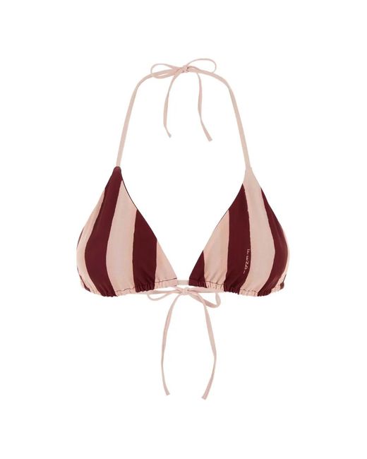 Fendi Gestreepte Bikinitop in het Pink