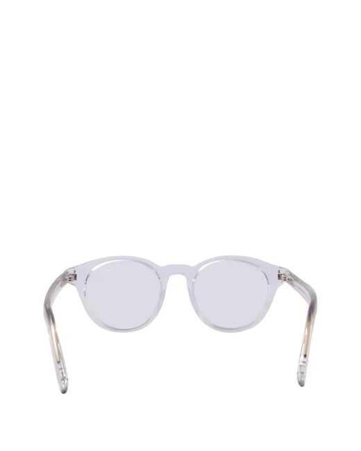 Tom Ford White Lunettes De Vue À Monture Ronde for men