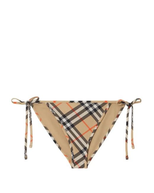 Burberry Natural Sip Bikini Check