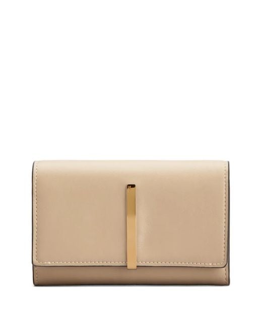 Tod's Natural Bar Tri-Fold Wallet