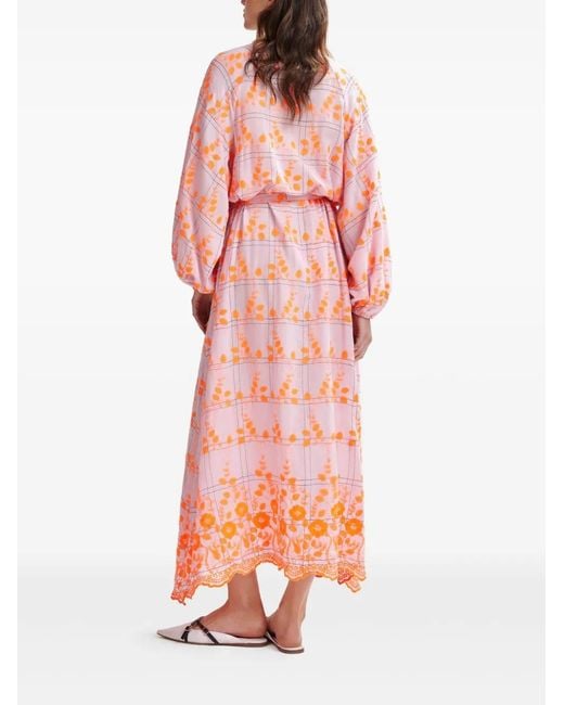 Essentiel Antwerp Red Hangeles Shirt Dress