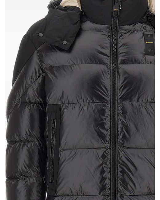 Blauer Black Kiernan Hooded Down Jacket for men
