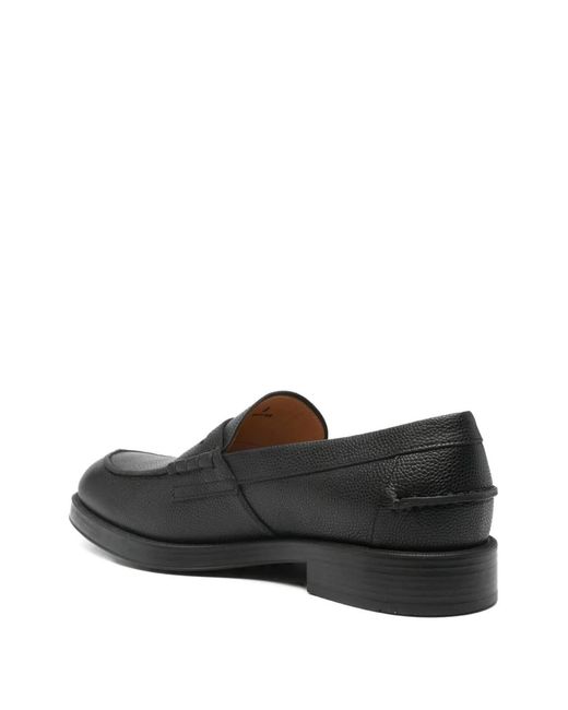 Tod's Black Flat Shoes for men