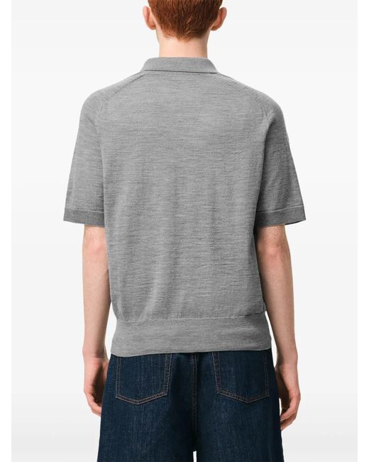 AMI Gray Polo Ami De Coeur for men