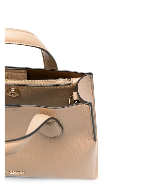 Twinset Natural Logo-Plaque Tote Bag