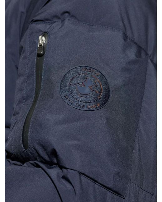 Save The Duck Blue Alter Hooded Jacket for men