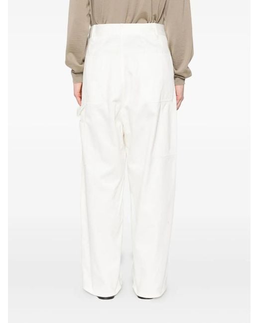 Sofie D'Hoore White Polke Trousers