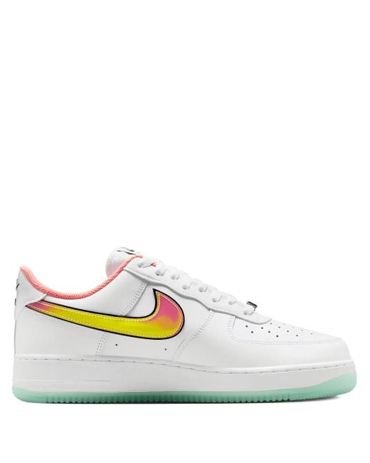 Nike Sneakers Met Iriserend Logo in het White voor heren