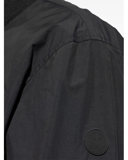 Save The Duck Black Recycled Nylon Bomber Jacket for men