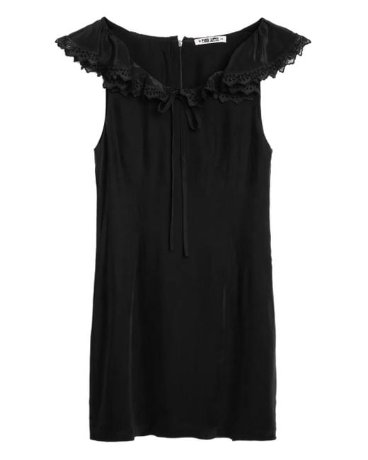 Ciao Lucia Sophie ラッフルトリム ミニドレス Black