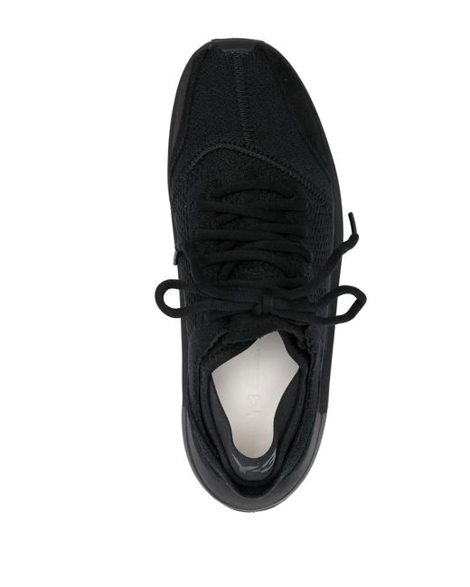 Y-3 Black Qisan Knit Sneakers