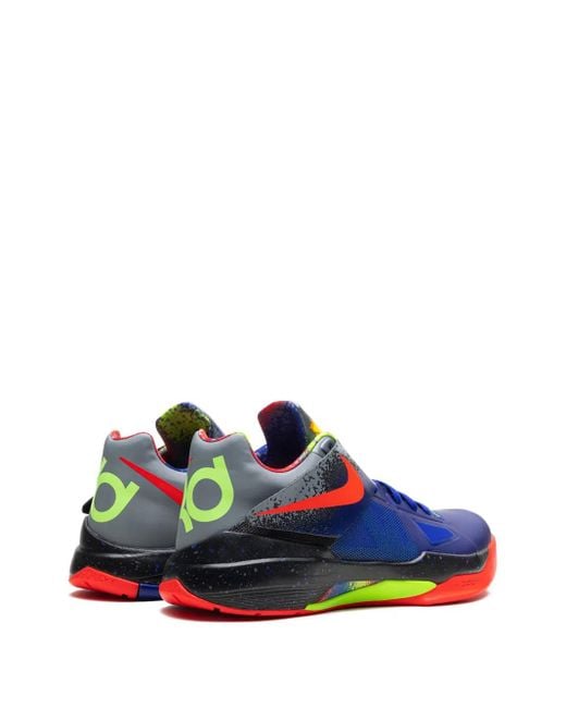 Nike Blue Kd 4 "Nerf" Sneakers for men