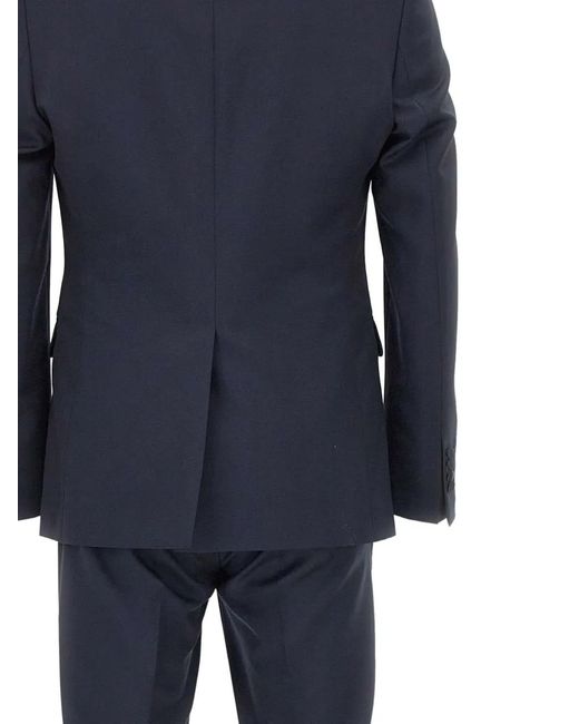 Carlo Pignatelli Blue Button Three-Piece Suit for men