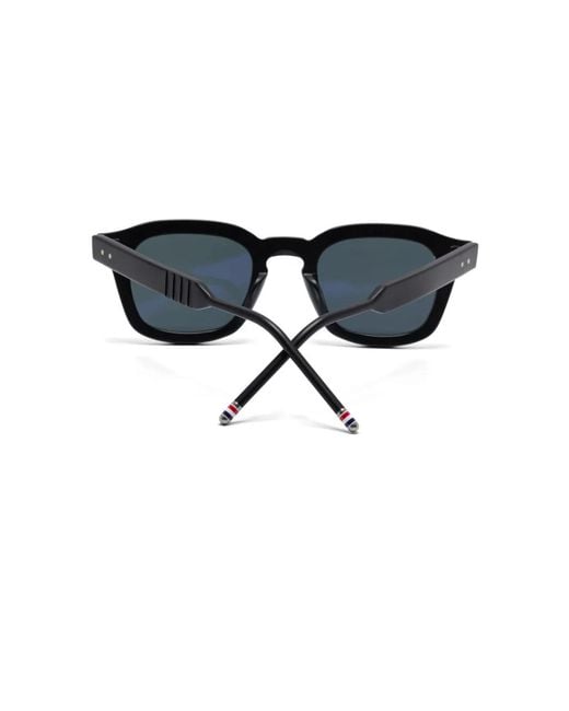 Thom Browne Black Square-Frame Sunglasses