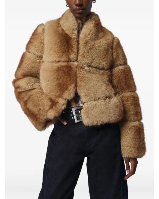 Apparis Brown Sai Panelled Jacket