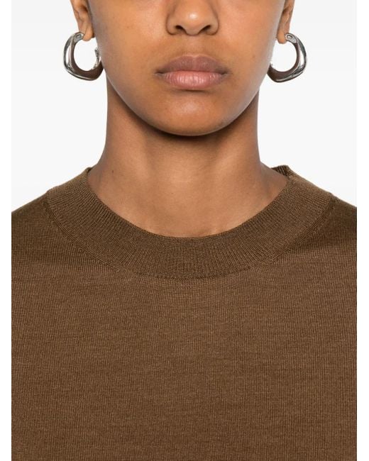 AMI Ami De Coeur Sweater in het Brown