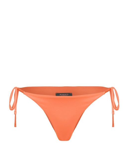 Pinko Orange Tie Bikini Bottoms