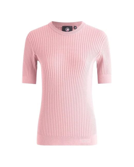 Fusalp Pink Jadou Ribbed T-Shirt