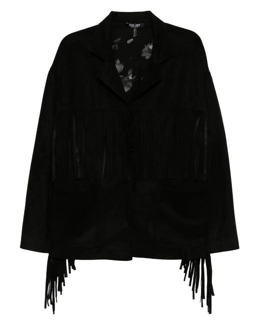 BLAKLACE Black Fringed Suede Jacket