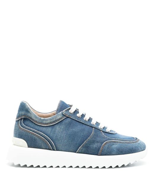 Le Silla Blue Claire Denim Sneakers