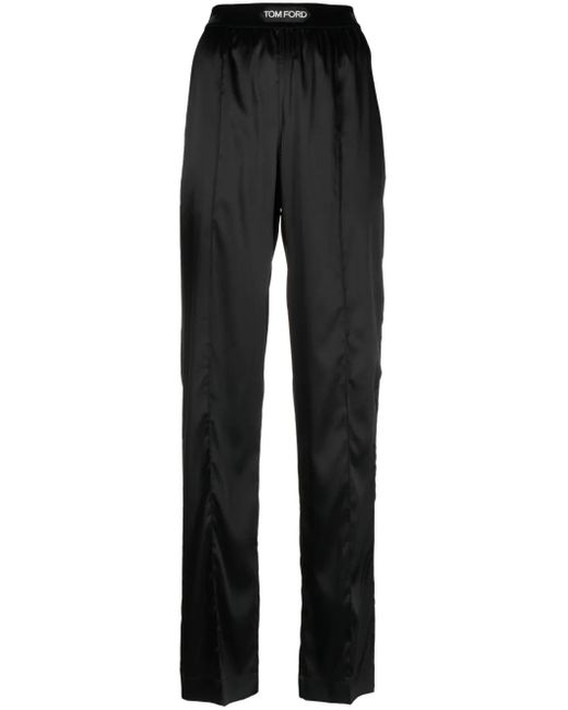 Tom Ford Black Silk Trousers