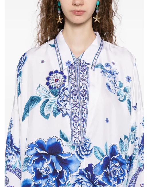 Camilla Blue A Ceramic Garden Blouse