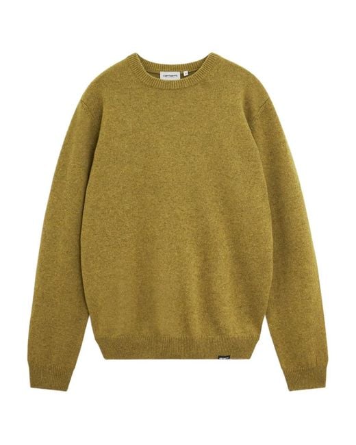 Carhartt Green Alten Crew-Neck Sweater for men