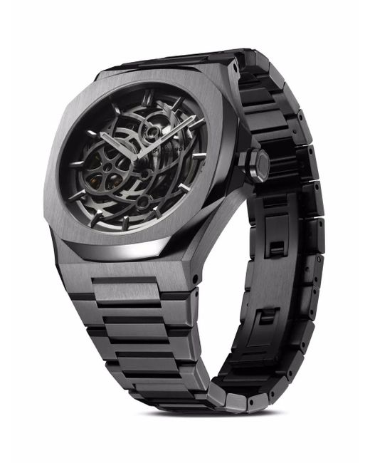 D1 Milano Gray Skeleton Bracelet 41.5Mm for men